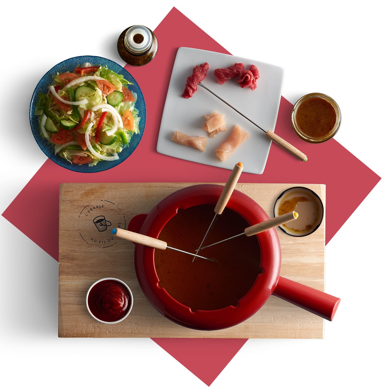 Maple fondue Érable au fil du temps Maple grove and maple products